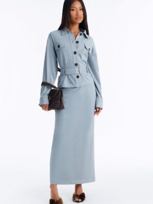 Midi Skirt in Blue