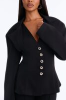 Leggings with a v-neck