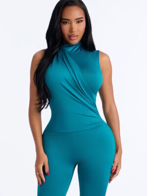 Ladies Kit Teal Jumpsuit