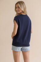 Navy Graphic Sweater