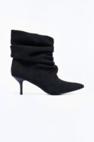 Amelia Slouch Booties - Black