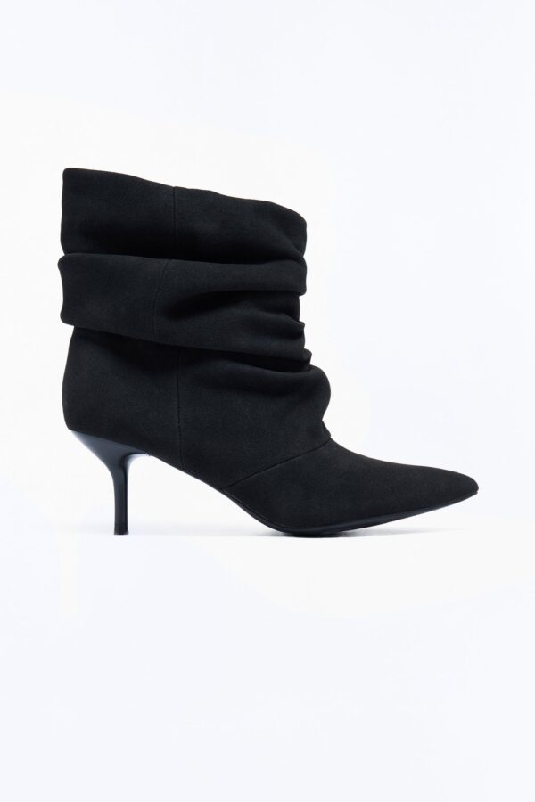 Amelia Slouch Booties - Black