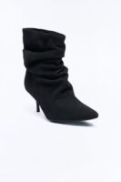 Amelia Slouch Booties - Black