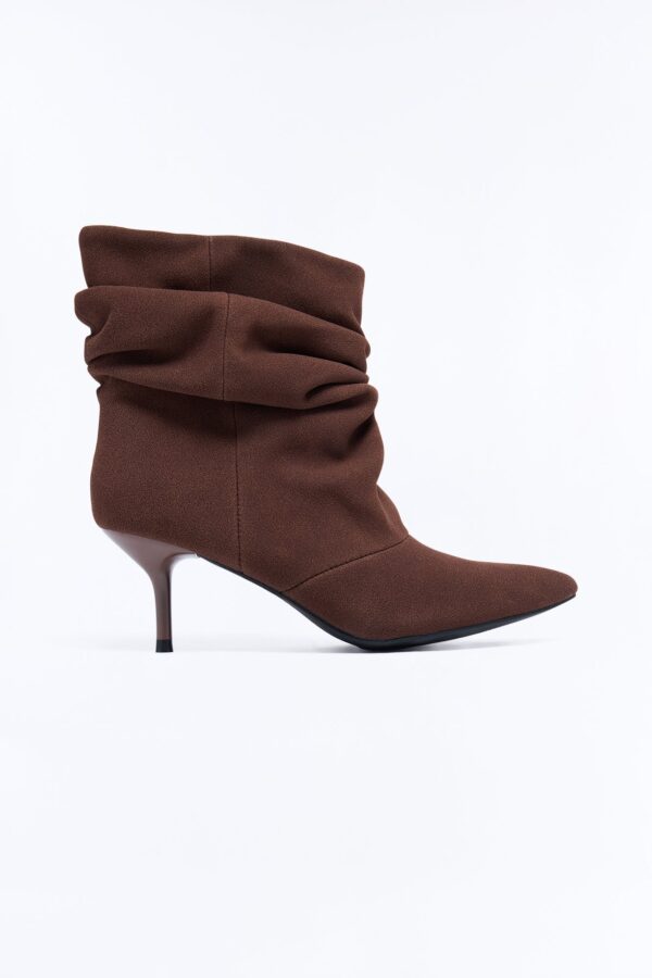 Amelia Slouch Booties - Brown