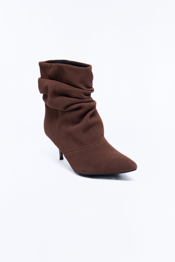 Amelia Slouch Booties - Brown