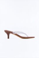 Amita Thong Kitten Heels - Clear