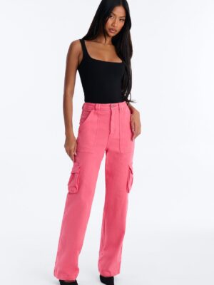 Pants in Pink 97% cotton
