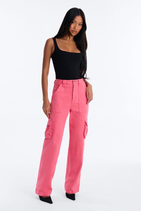 Pants in Pink 97% cotton