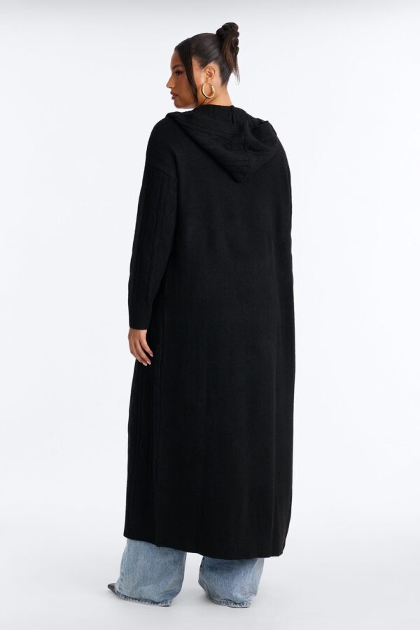 Cardigan in Black 98% polyester