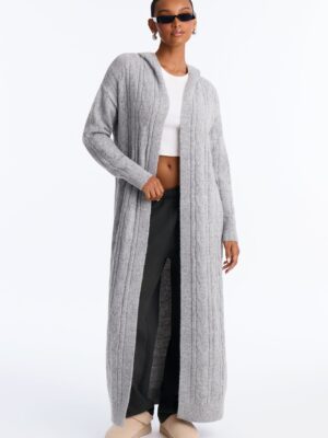 Heather Grey Cardigan
