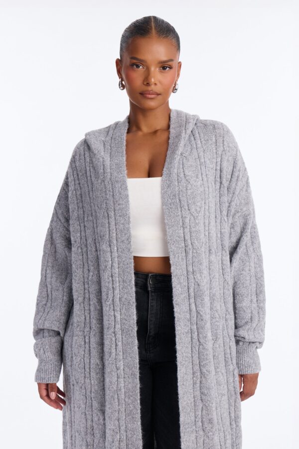 Heather Grey Cardigan