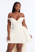 Cream Dress with mini