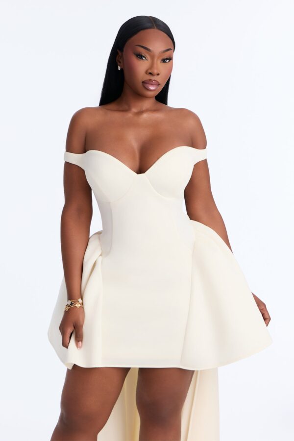 Cream Dress with mini