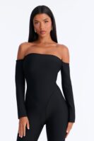 Jumpsuit in Black 90% polyester