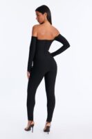 Jumpsuit in Black 90% polyester