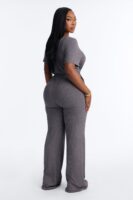 Charcoal Jumpsuit with wide leg