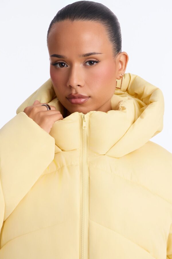 Yellow Cropped Jacket