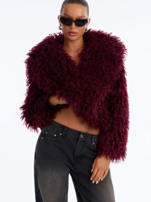 Ladies Kit Wine Coat