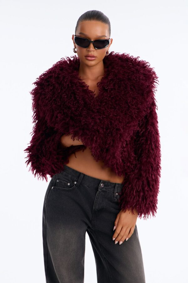 Ladies Kit Wine Coat
