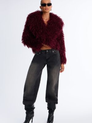 Ladies Kit Wine Coat