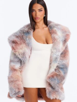 Coat in 100% polyester