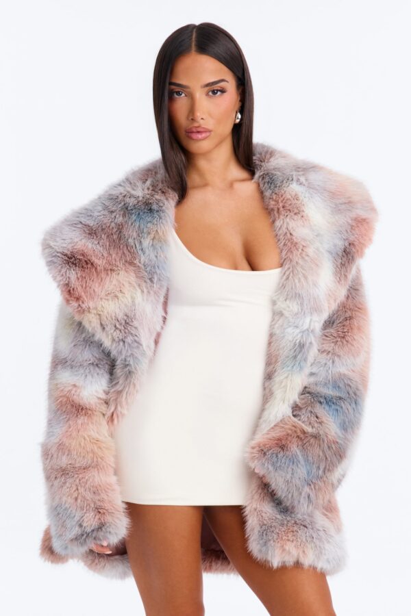 Coat in 100% polyester