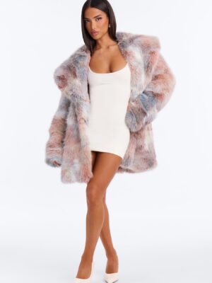 Coat in 100% polyester