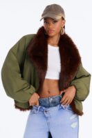 Ladies Kit Olive Jacket
