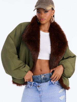 Ladies Kit Olive Jacket