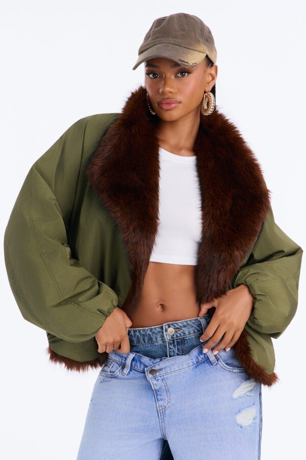 Ladies Kit Olive Jacket