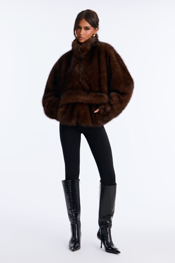 Brown Oversized Pullover