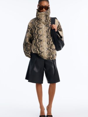 Ladies Kit Taupe Coat