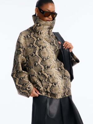Ladies Kit Taupe Coat