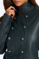 Green Cropped Jacket