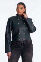 Green Cropped Jacket