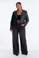 Green Cropped Jacket