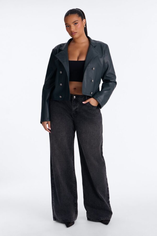 Green Cropped Jacket