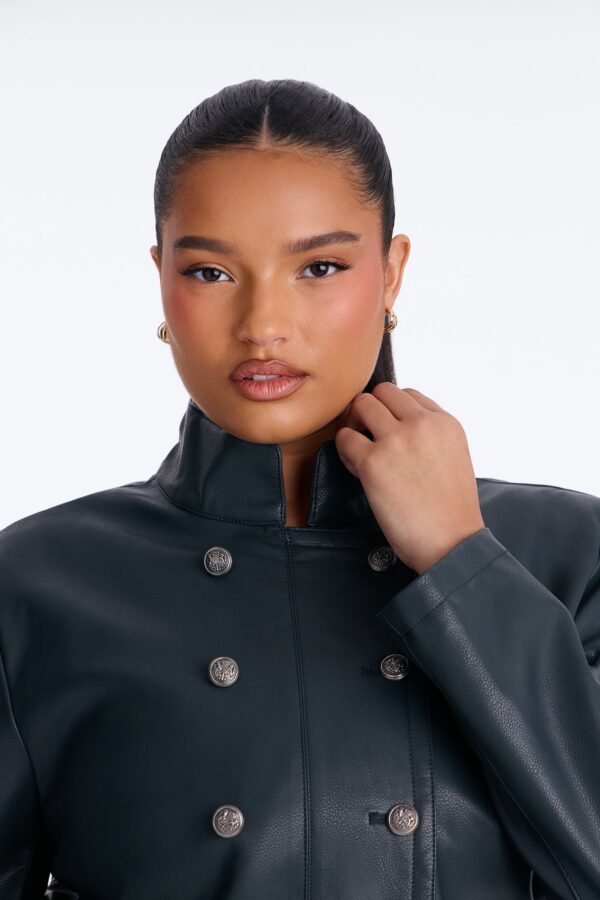 Green Cropped Jacket