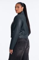 Green Cropped Jacket