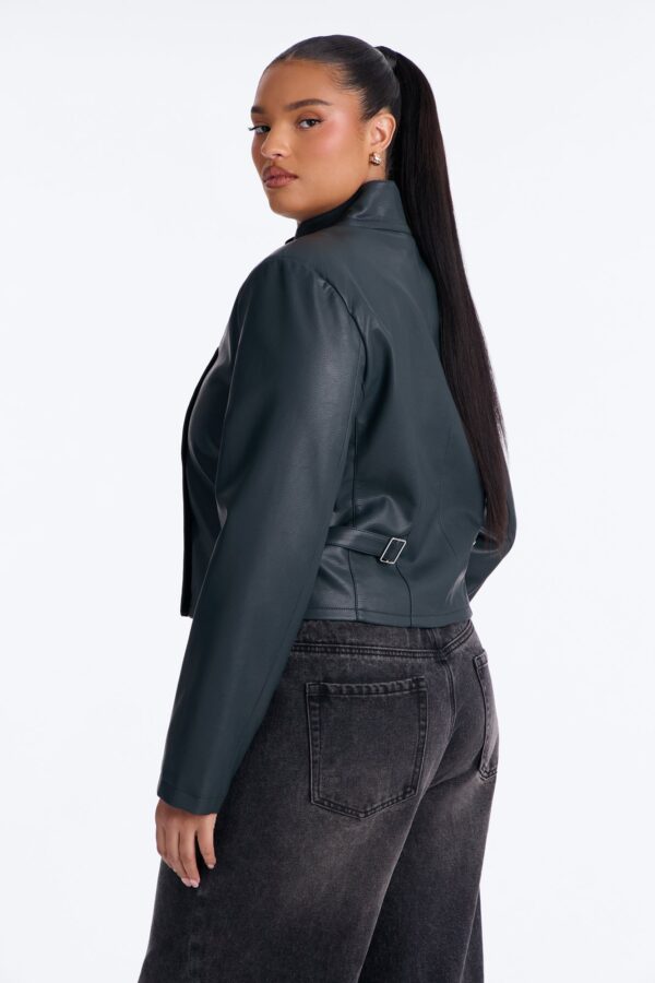 Green Cropped Jacket