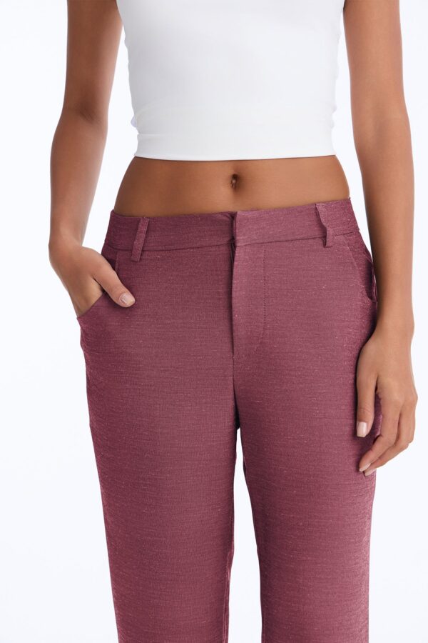 Pants with a linen