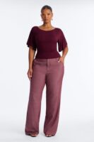 Pants with a linen