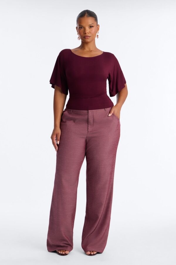 Pants with a linen