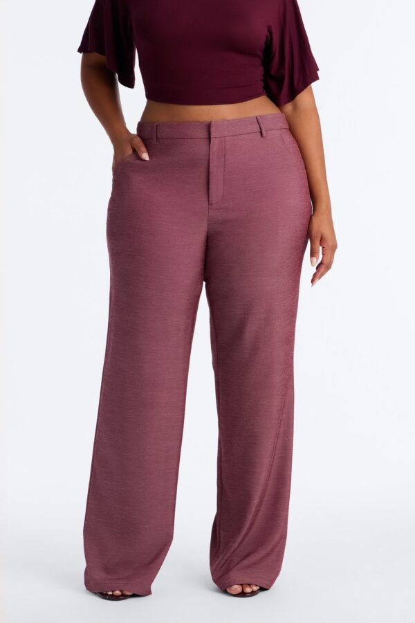 Pants with a linen