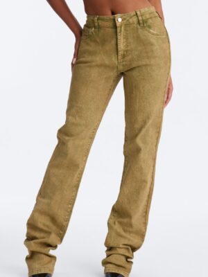 Pants in Olive 97% cotton