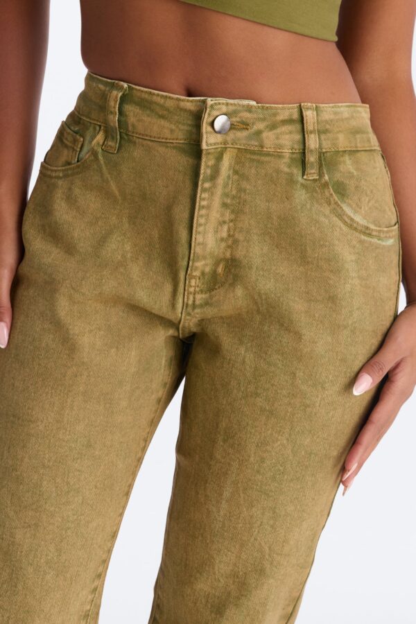 Pants in Olive 97% cotton