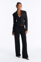 Blazer with a cropped