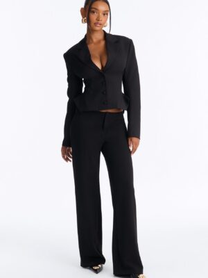 Blazer with a cropped
