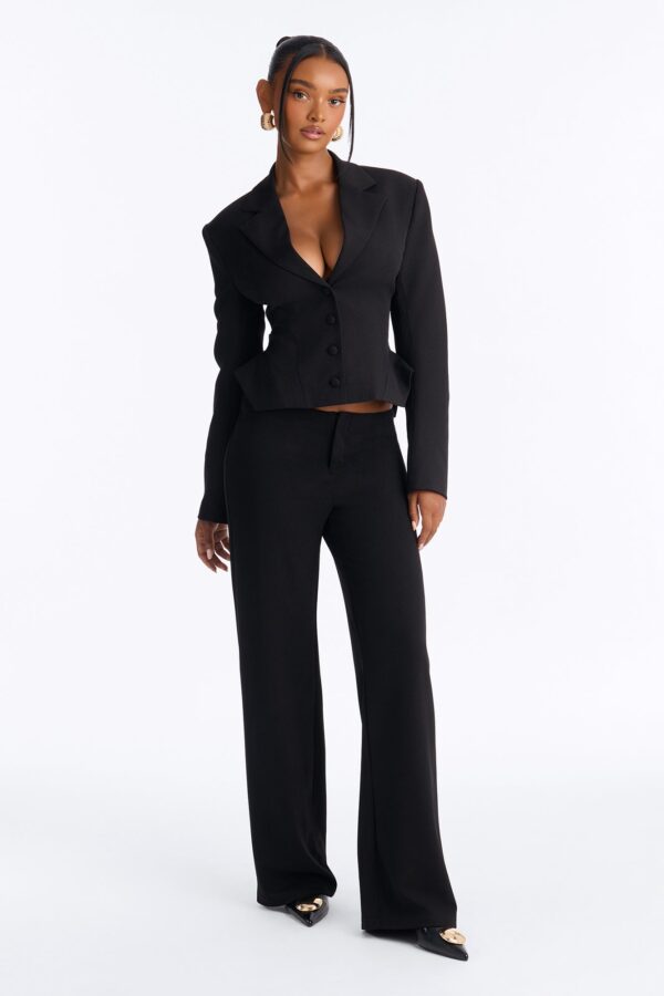 Blazer with a cropped