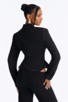 Blazer with a cropped